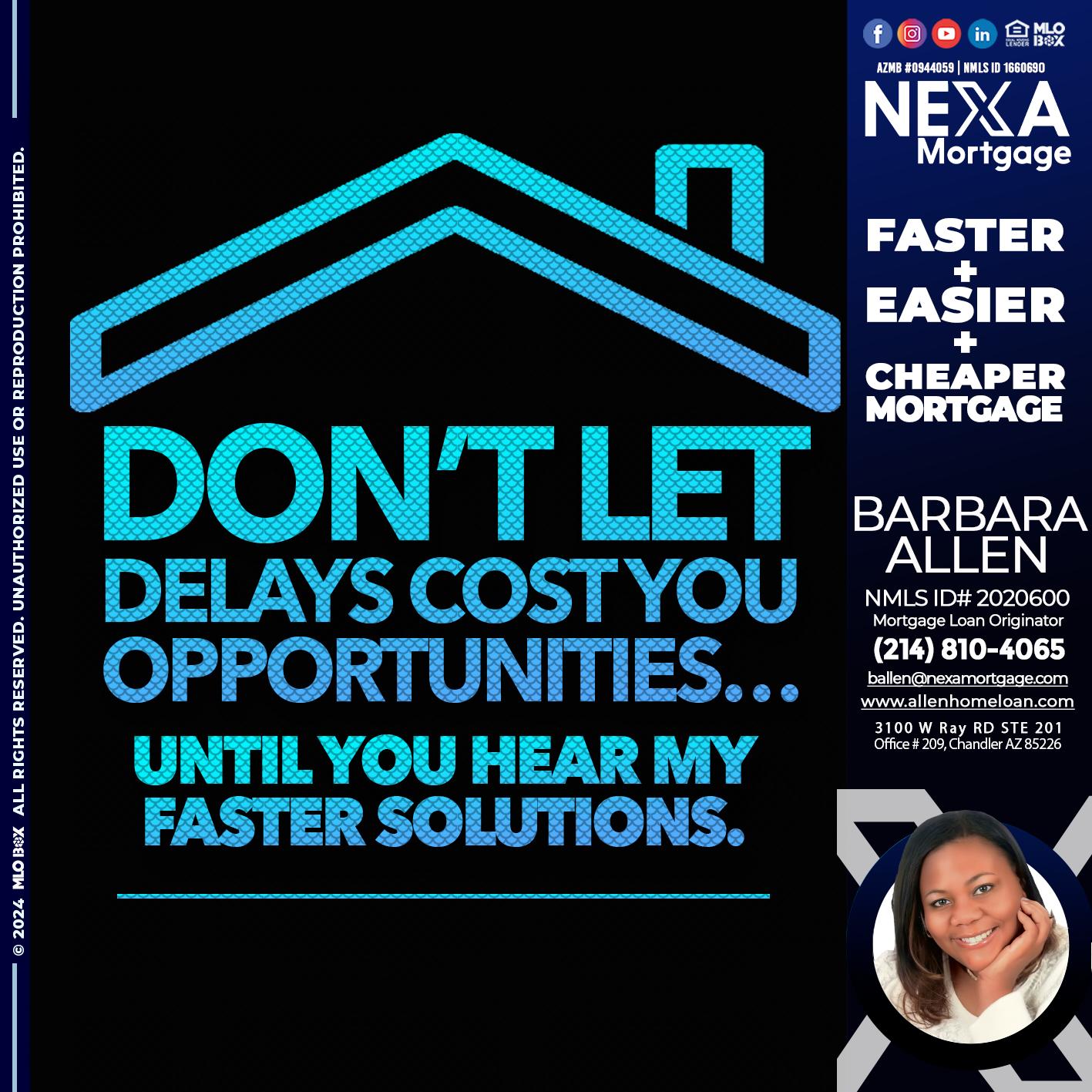 DO NOT LET - Barbara Allen -Mortgage Consultant