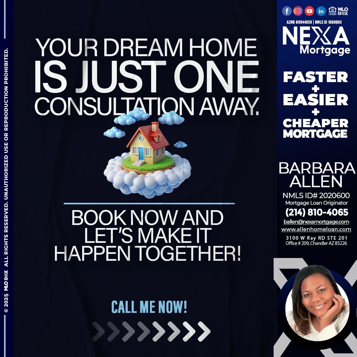 YOUR DREAM HOME - Barbara Allen -Mortgage Consultant