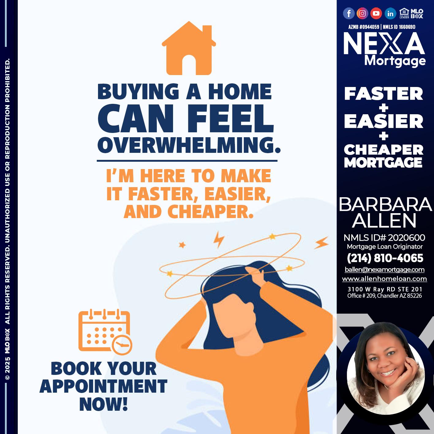 BUYING A HOME - Barbara Allen -Mortgage Consultant