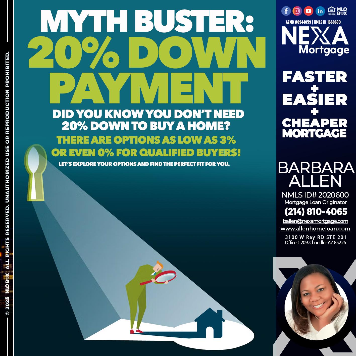 myth buster - Barbara Allen -Mortgage Consultant