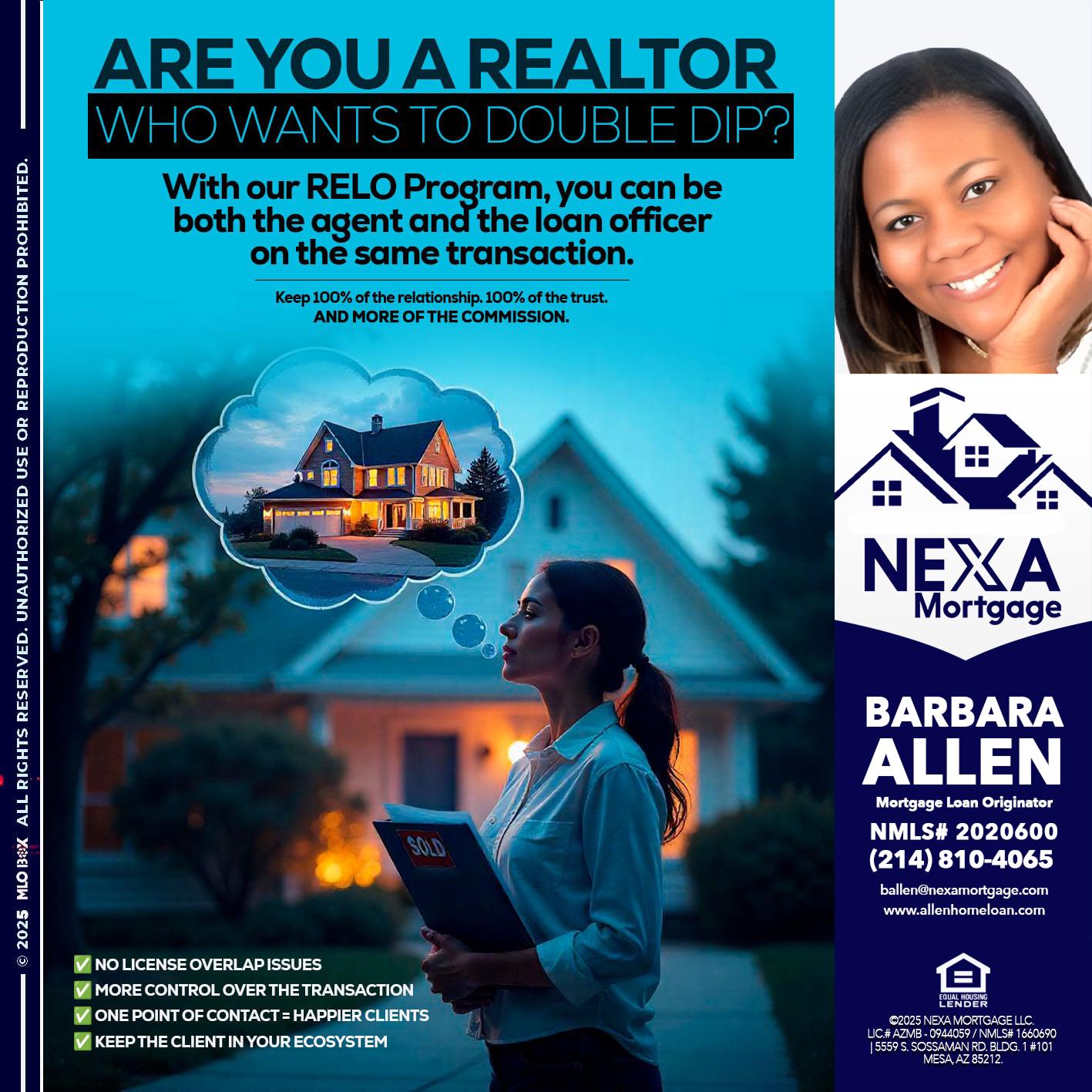 Are you a Realtor? - Barbara Allen -Mortgage Consultant
