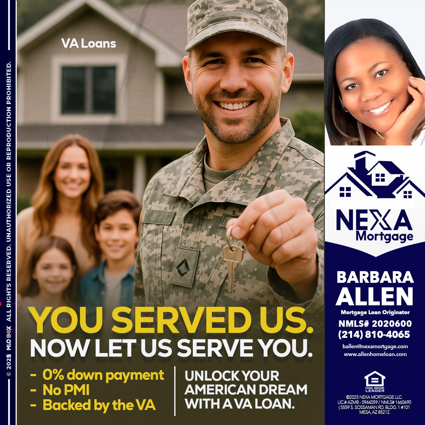 YOU DESERVED - Barbara Allen -Mortgage Consultant