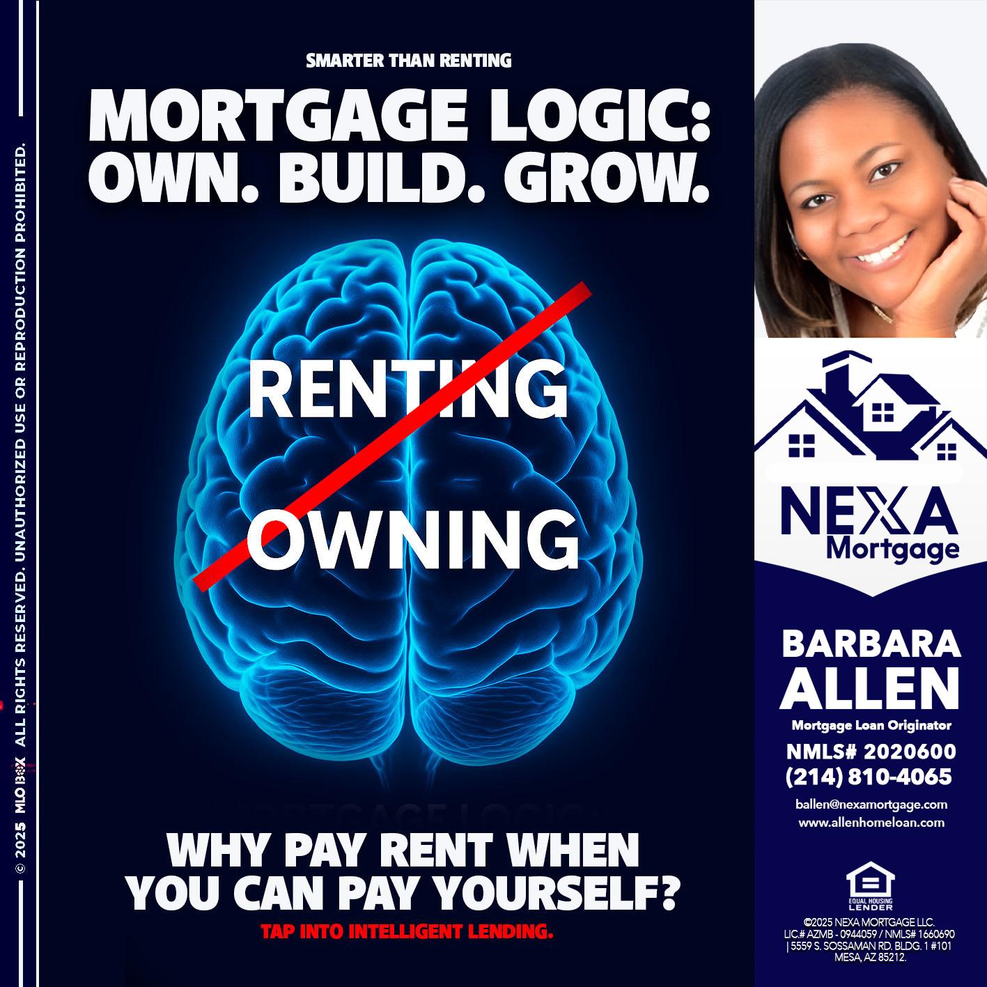 mortgage logic - Barbara Allen -Mortgage Consultant