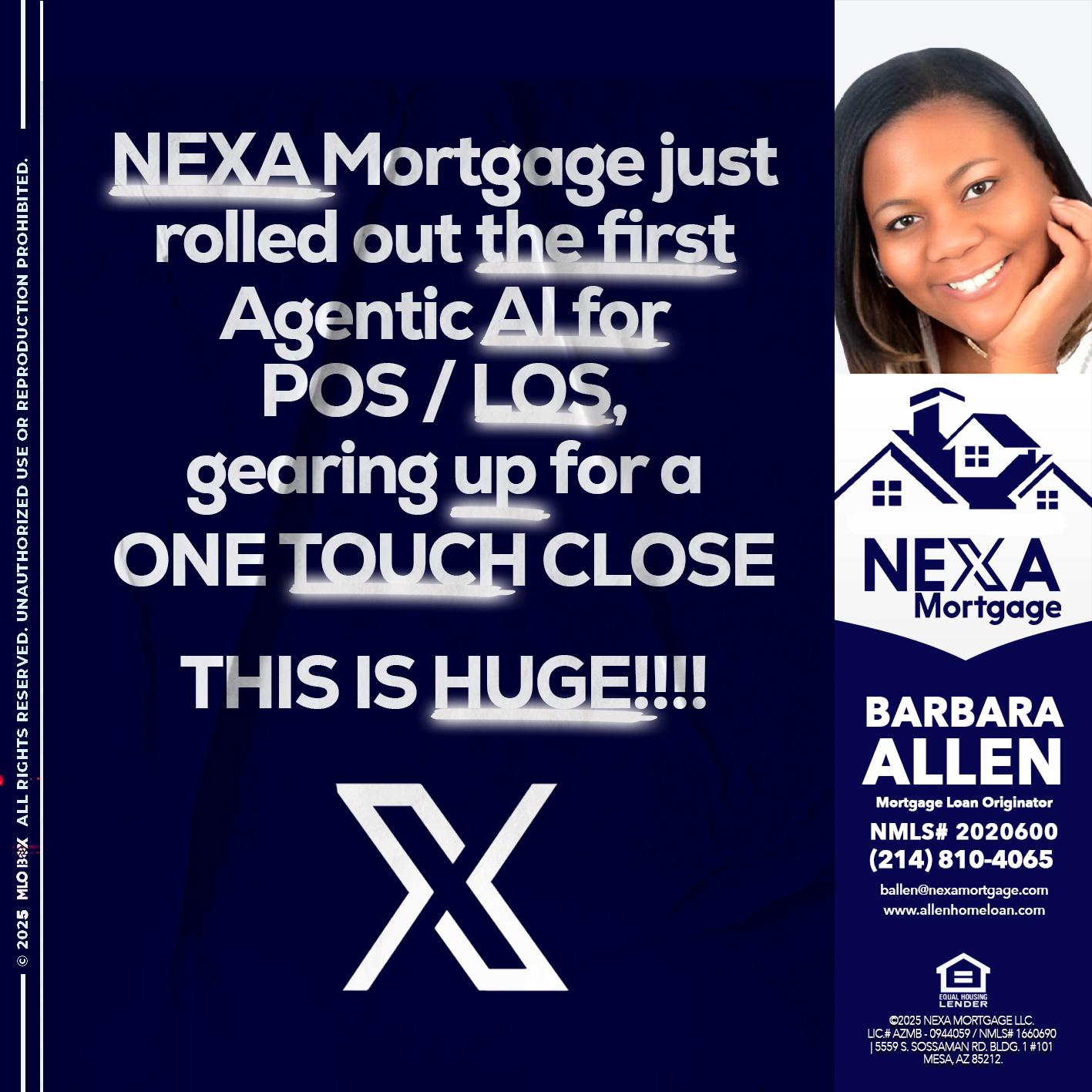 NEXA MORTGAGE - Barbara Allen -Mortgage Consultant