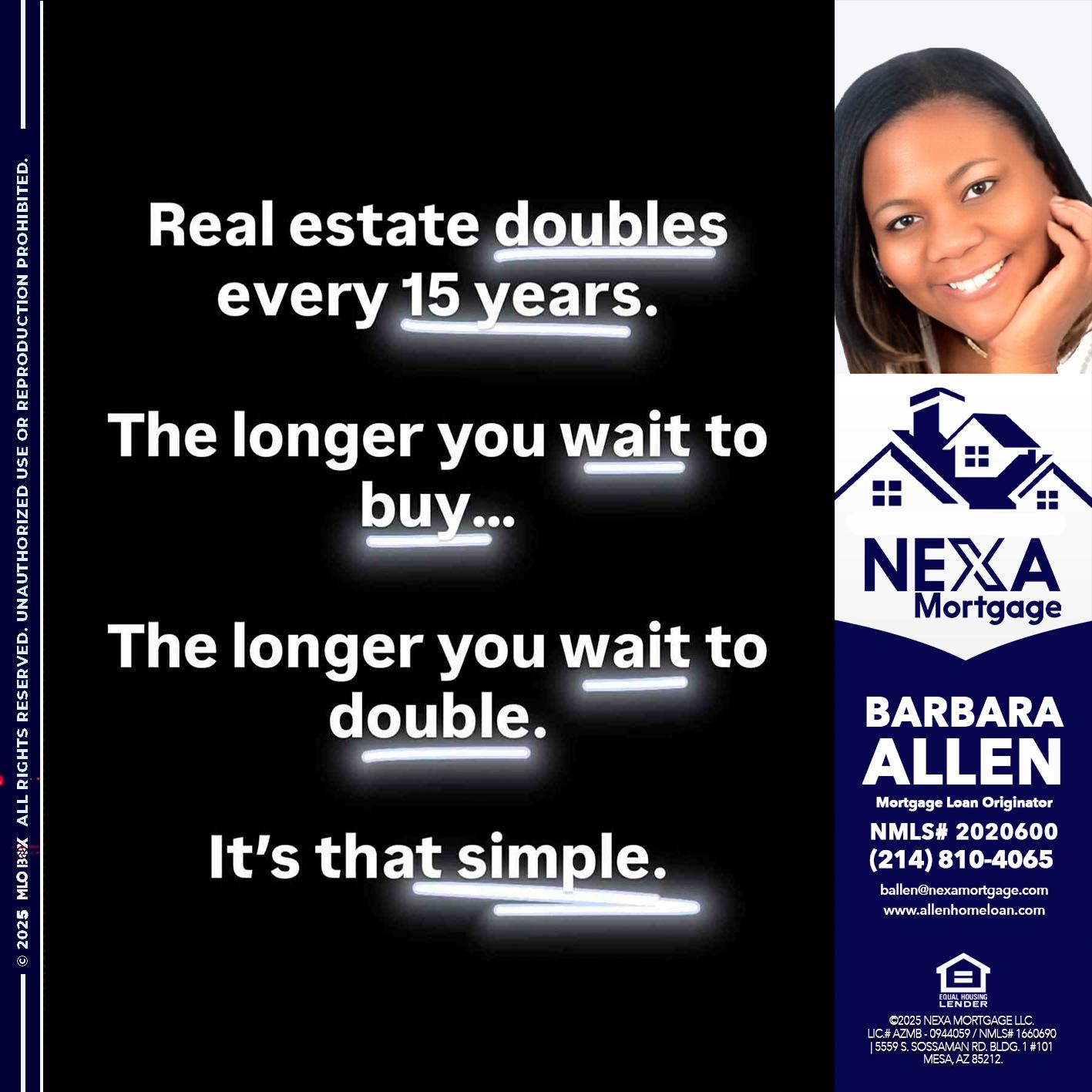 REAL ESTATE - Barbara Allen -Mortgage Consultant