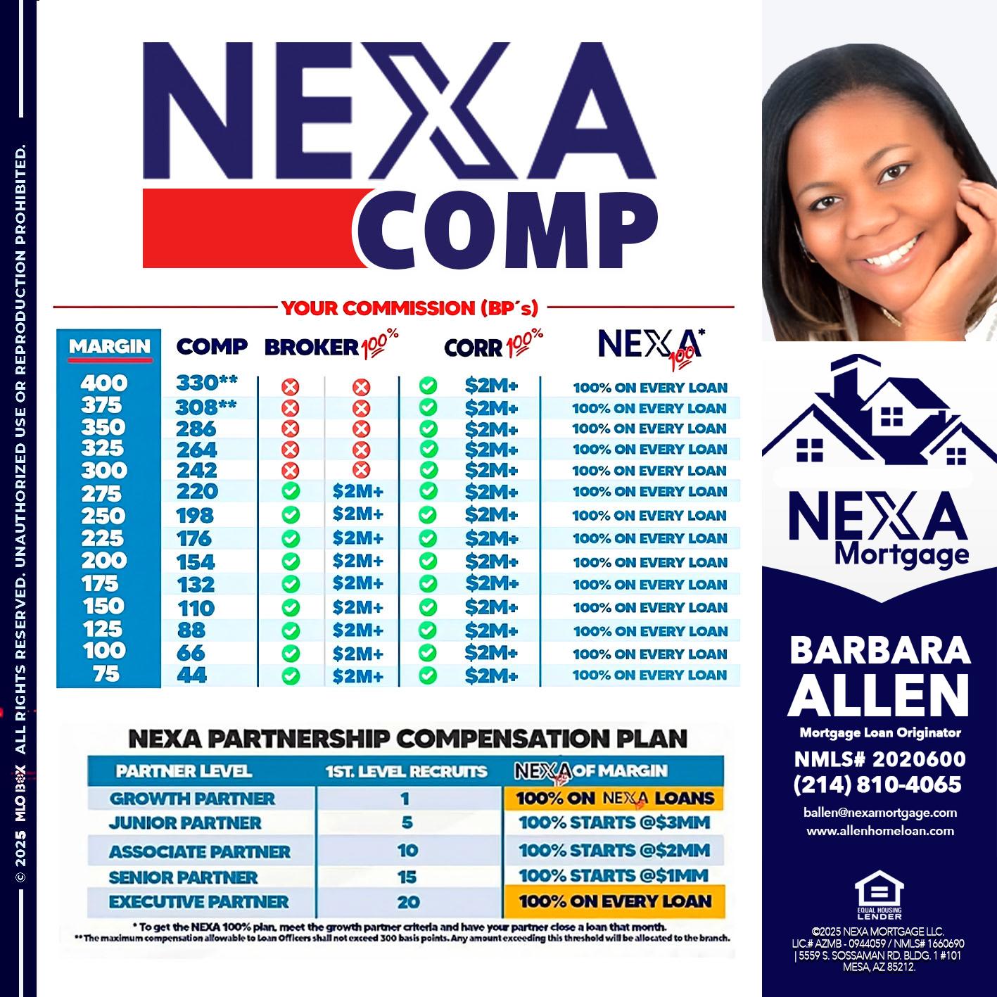 NEXA COMP - Barbara Allen -Mortgage Consultant