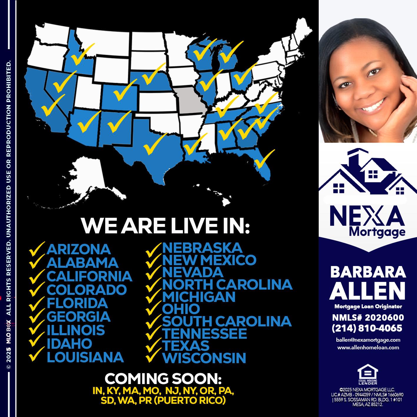 New Mexico live - Barbara Allen -Mortgage Consultant