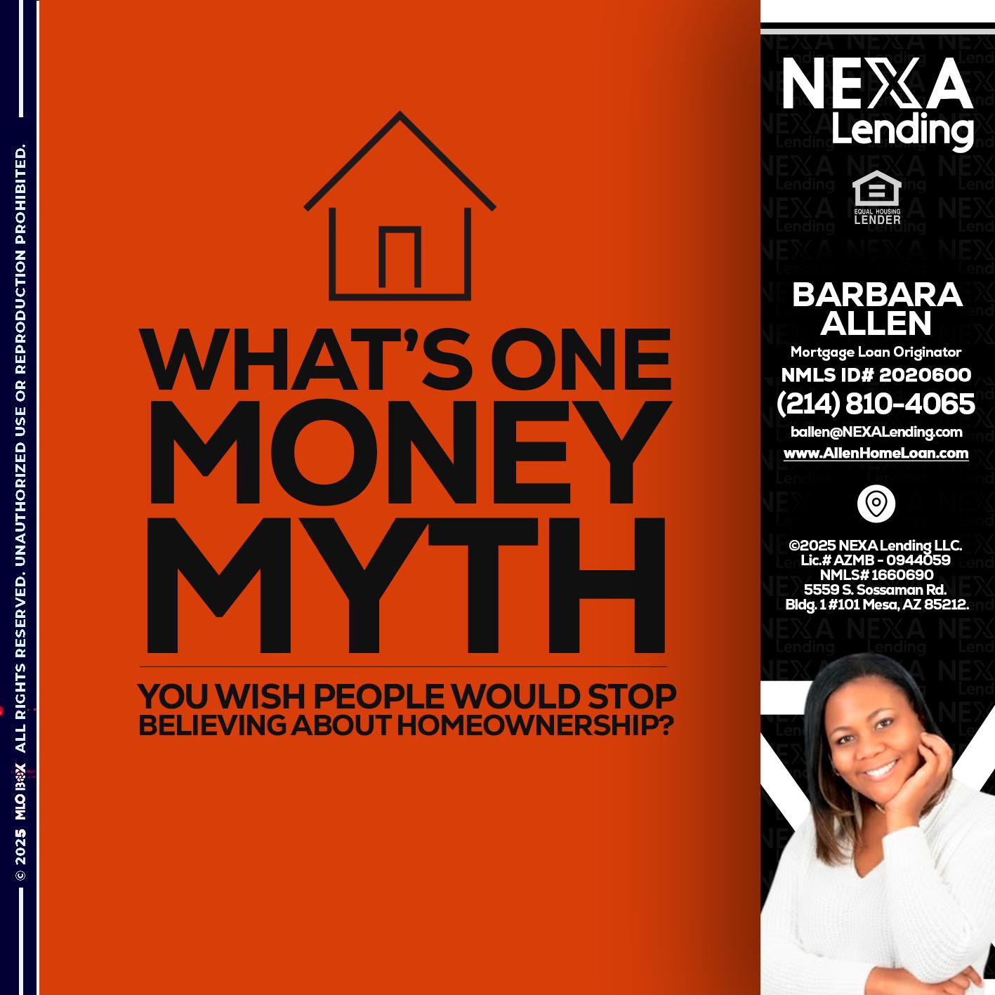 WHATS ONE - Barbara Allen -Mortgage Consultant