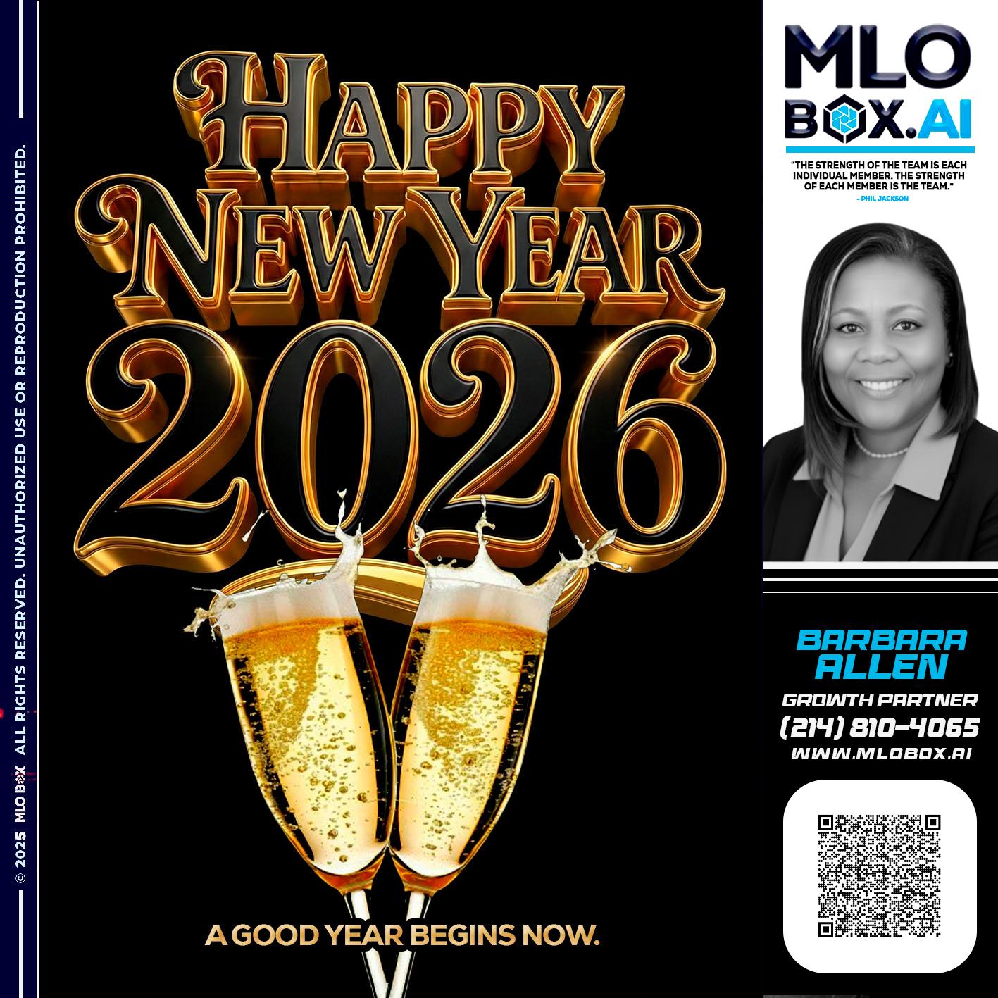 HAPPY NEW YEAR - Barbara Allen -Mortgage Consultant