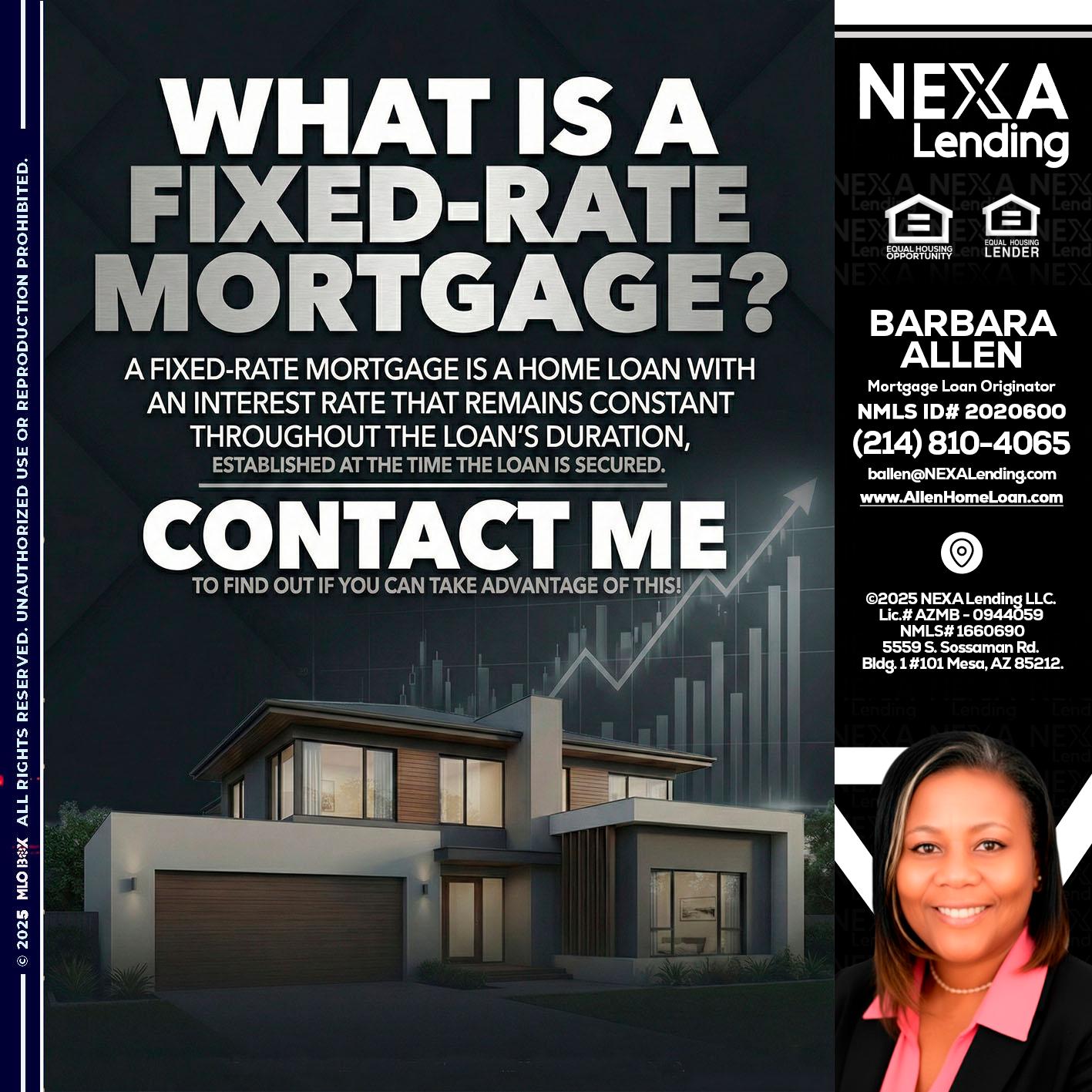 WHAT IS A - Barbara Allen -Mortgage Consultant
