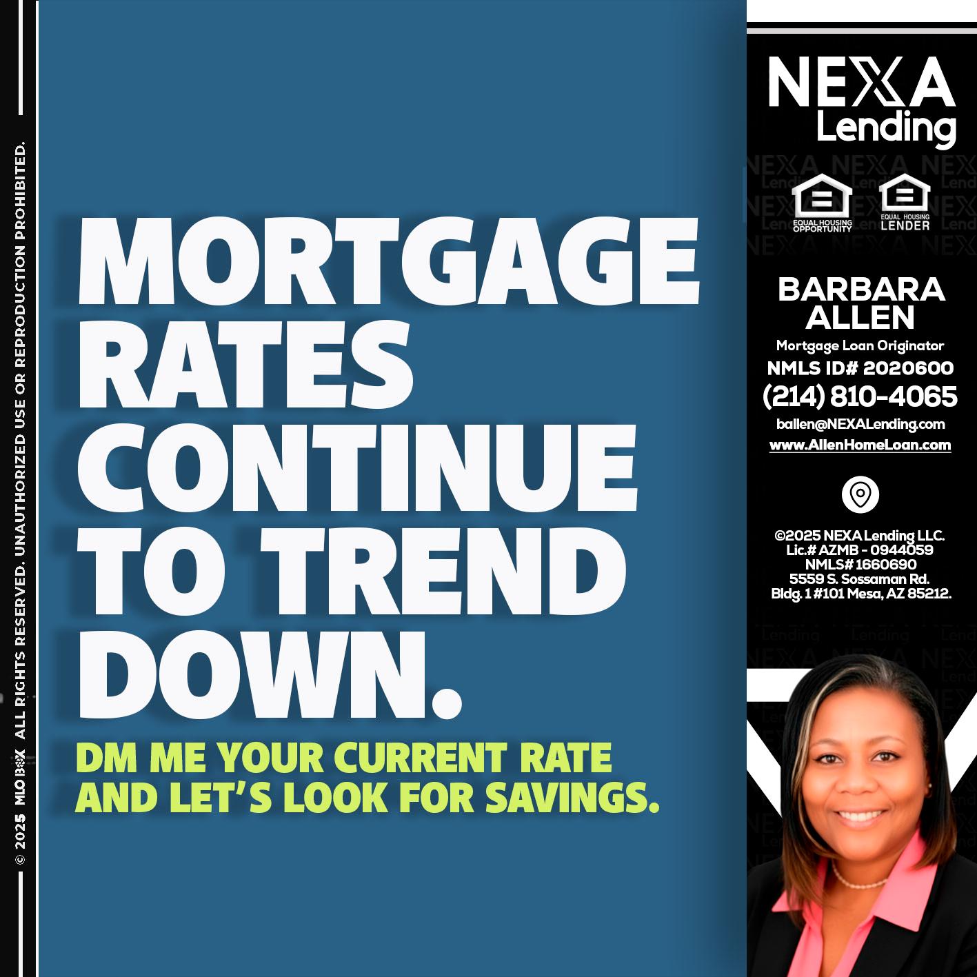MORTGAGE RATES - Barbara Allen -Mortgage Consultant