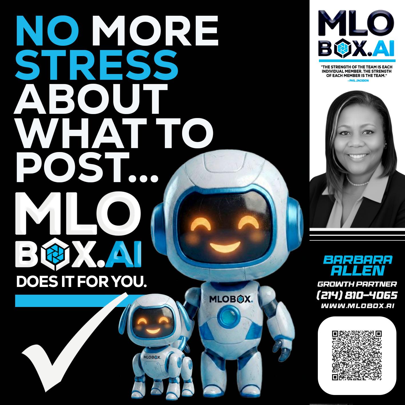 NO MORE STRESS - Barbara Allen -Mortgage Consultant