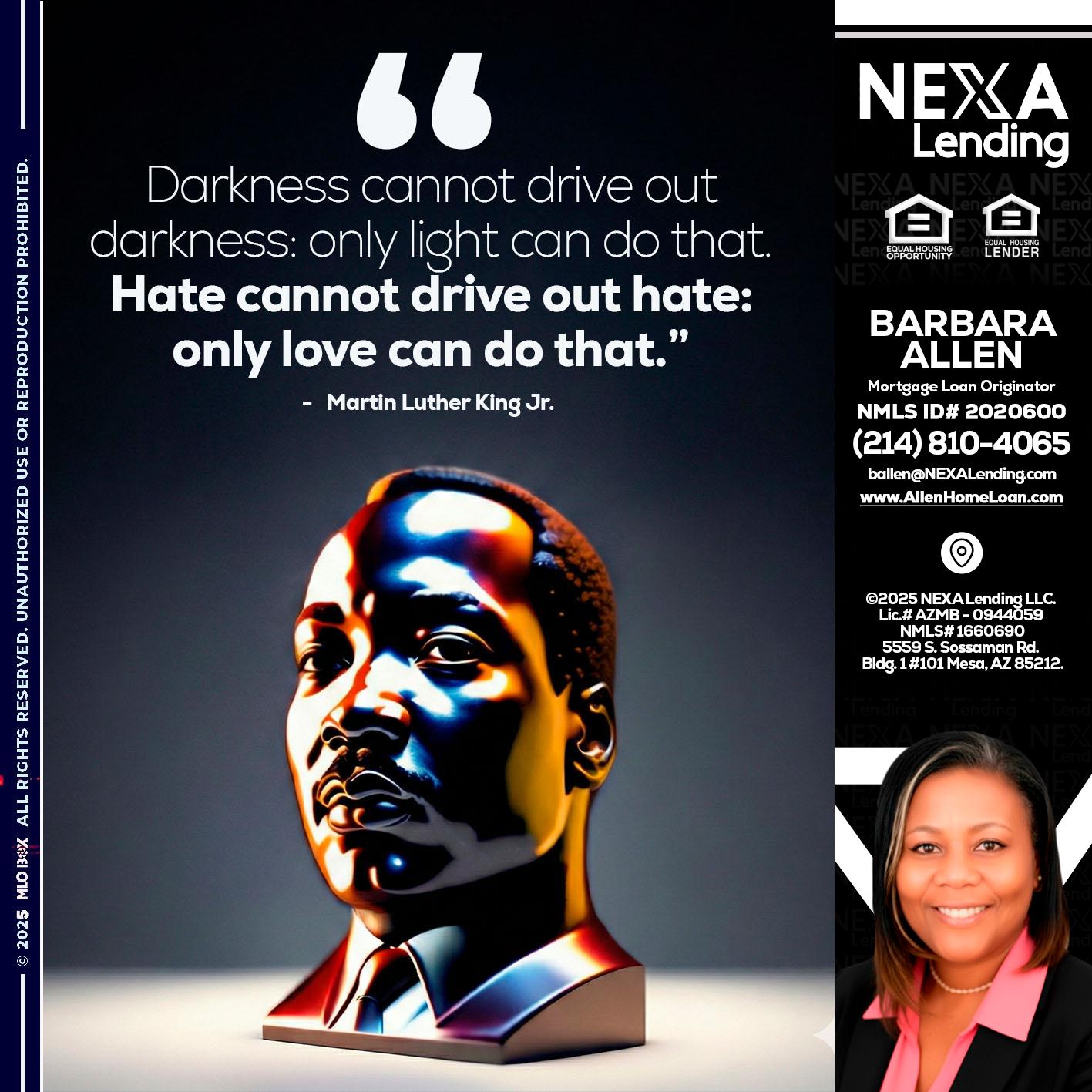 MLK 2026 - Barbara Allen -Mortgage Consultant