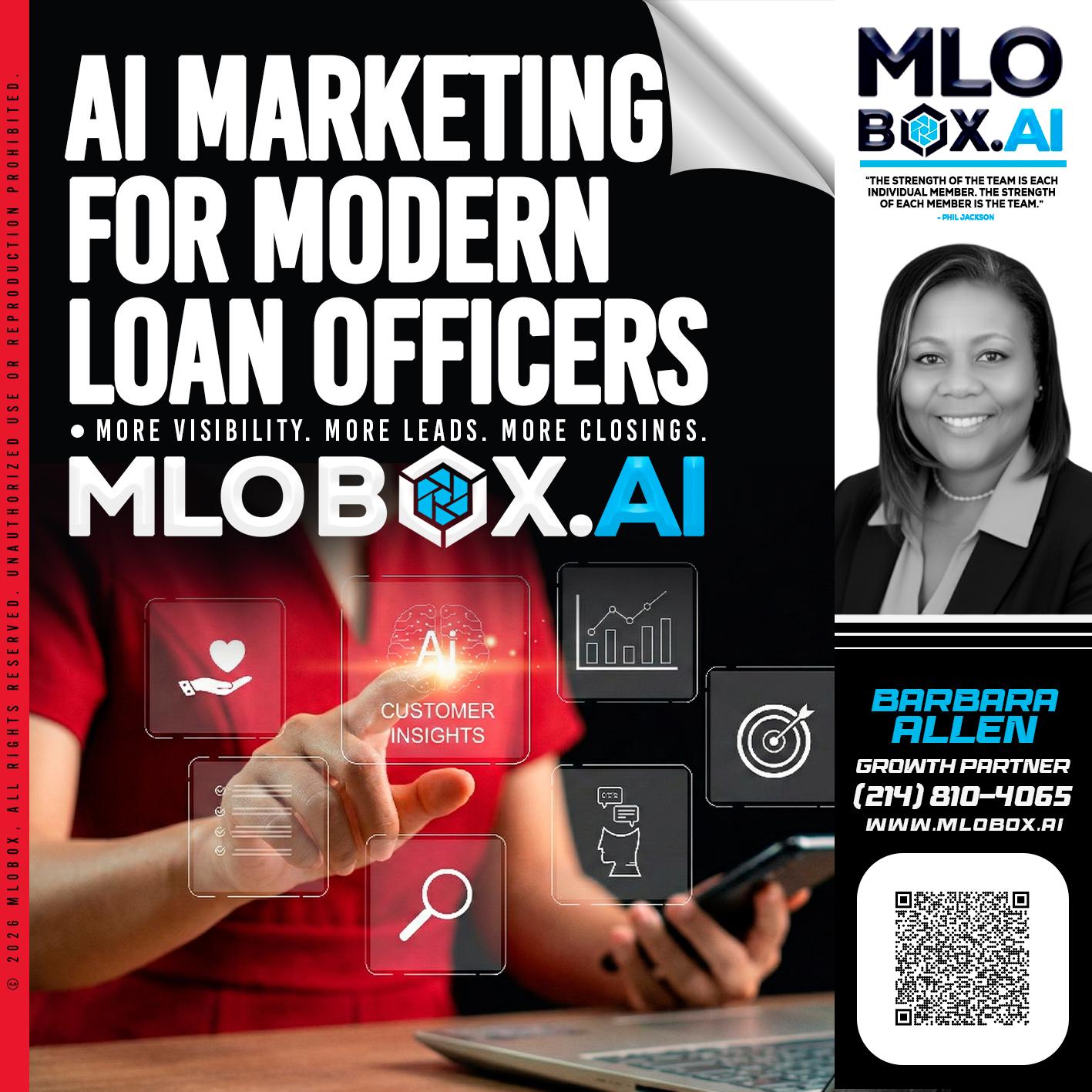 AI MARKETING - Barbara Allen -Mortgage Consultant