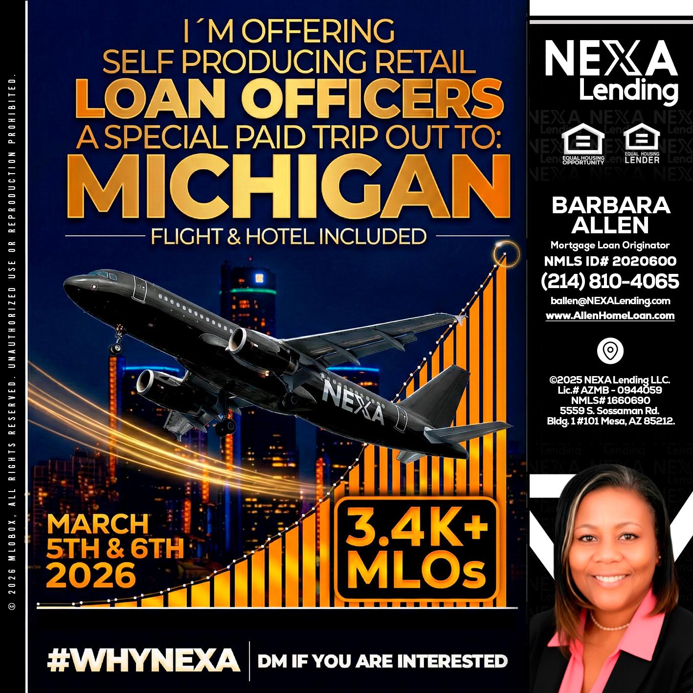 MICHIGAN - Barbara Allen -Mortgage Consultant