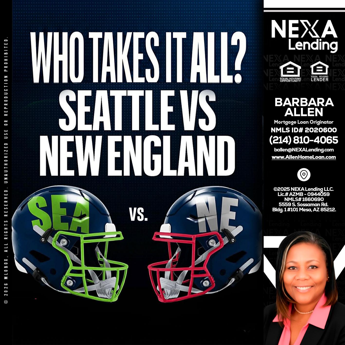 WHO TAKE IT ALL? - Barbara Allen -Mortgage Consultant