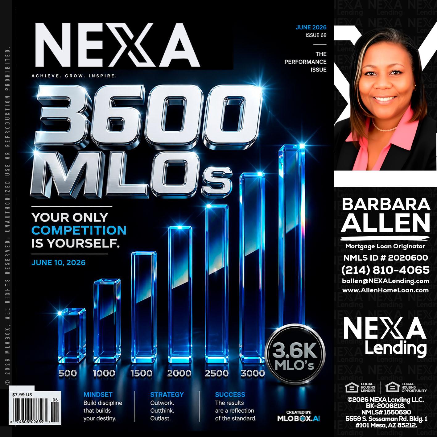 3600 MLOs - Barbara Allen -Mortgage Consultant