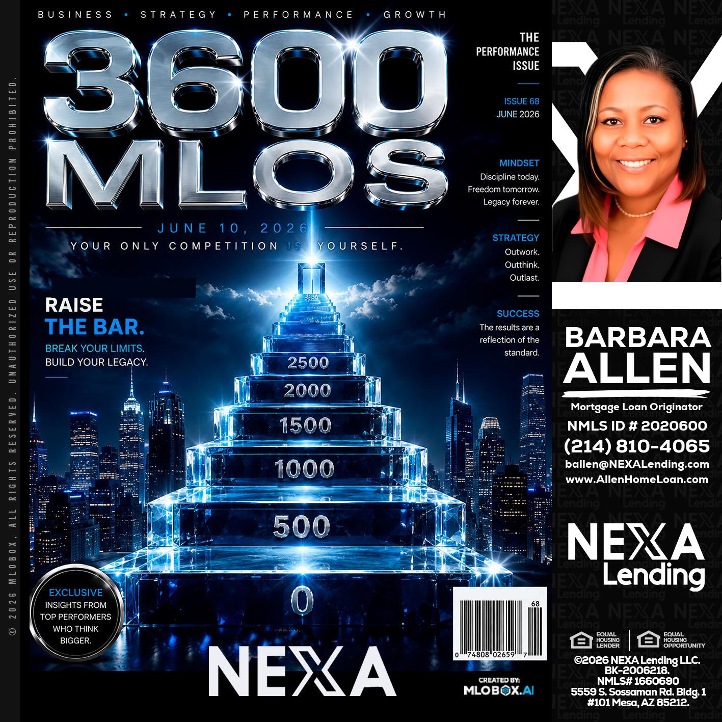 3600 MLOs - Barbara Allen -Mortgage Consultant