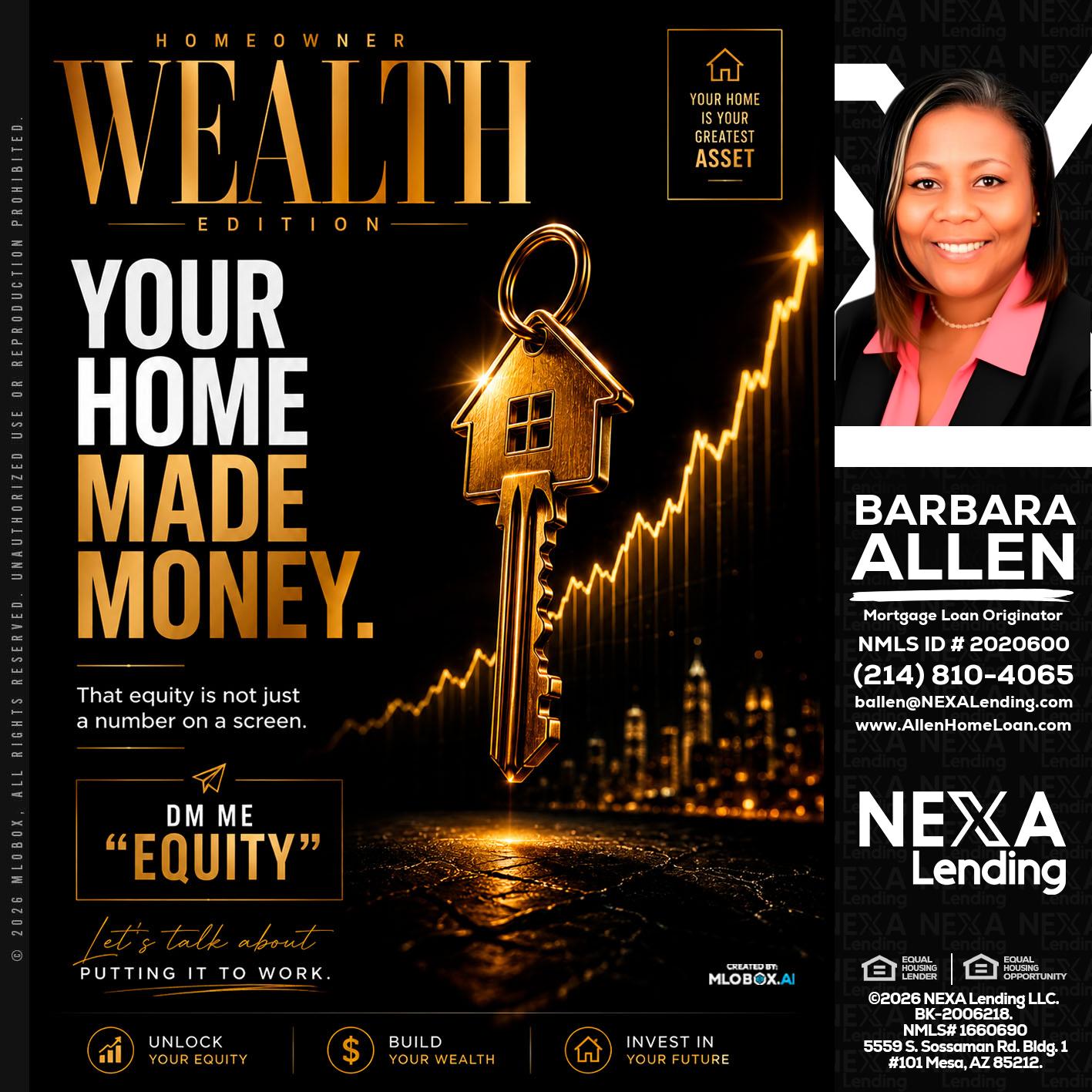 YOUR HOME MADE - Barbara Allen -Mortgage Consultant