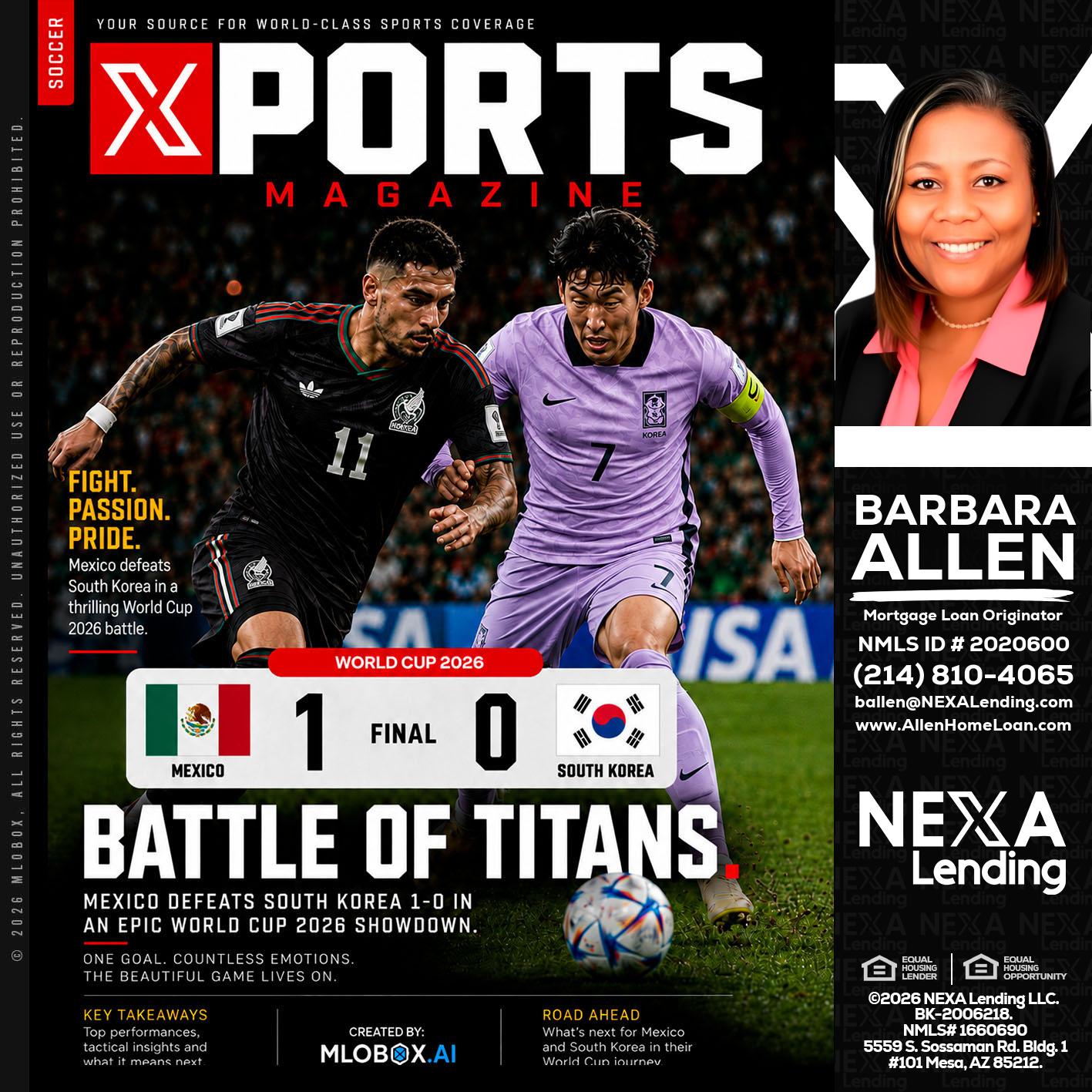 XPORTS MAGAZINE - Barbara Allen -Mortgage Consultant
