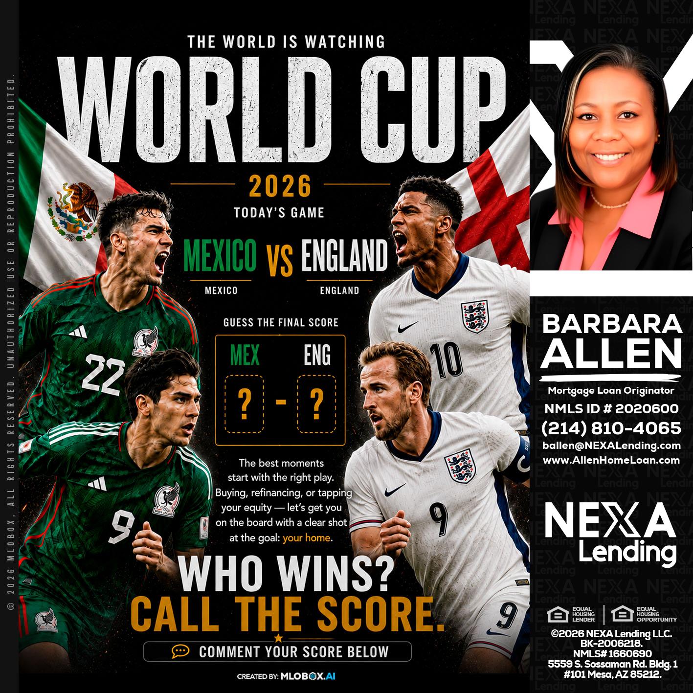 WHO'S WIN - Barbara Allen -Mortgage Consultant