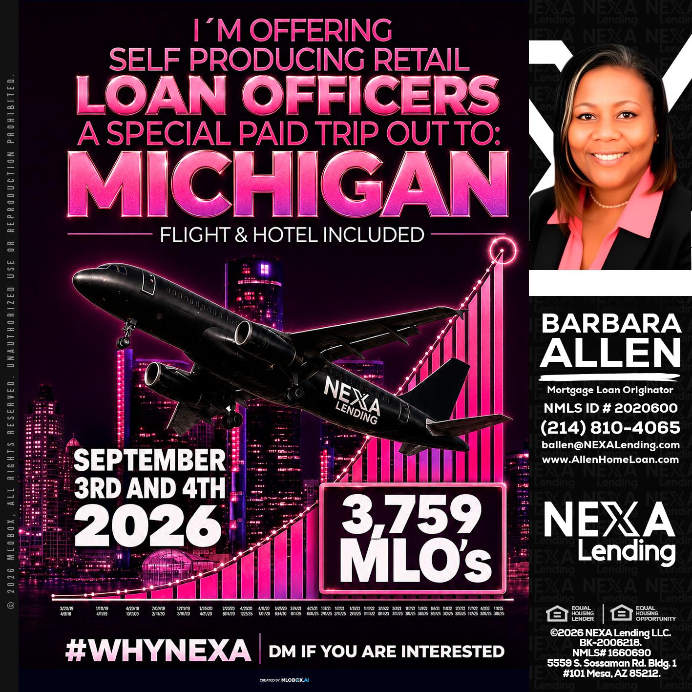 MICHIGAN TRIP - Barbara Allen -Mortgage Consultant