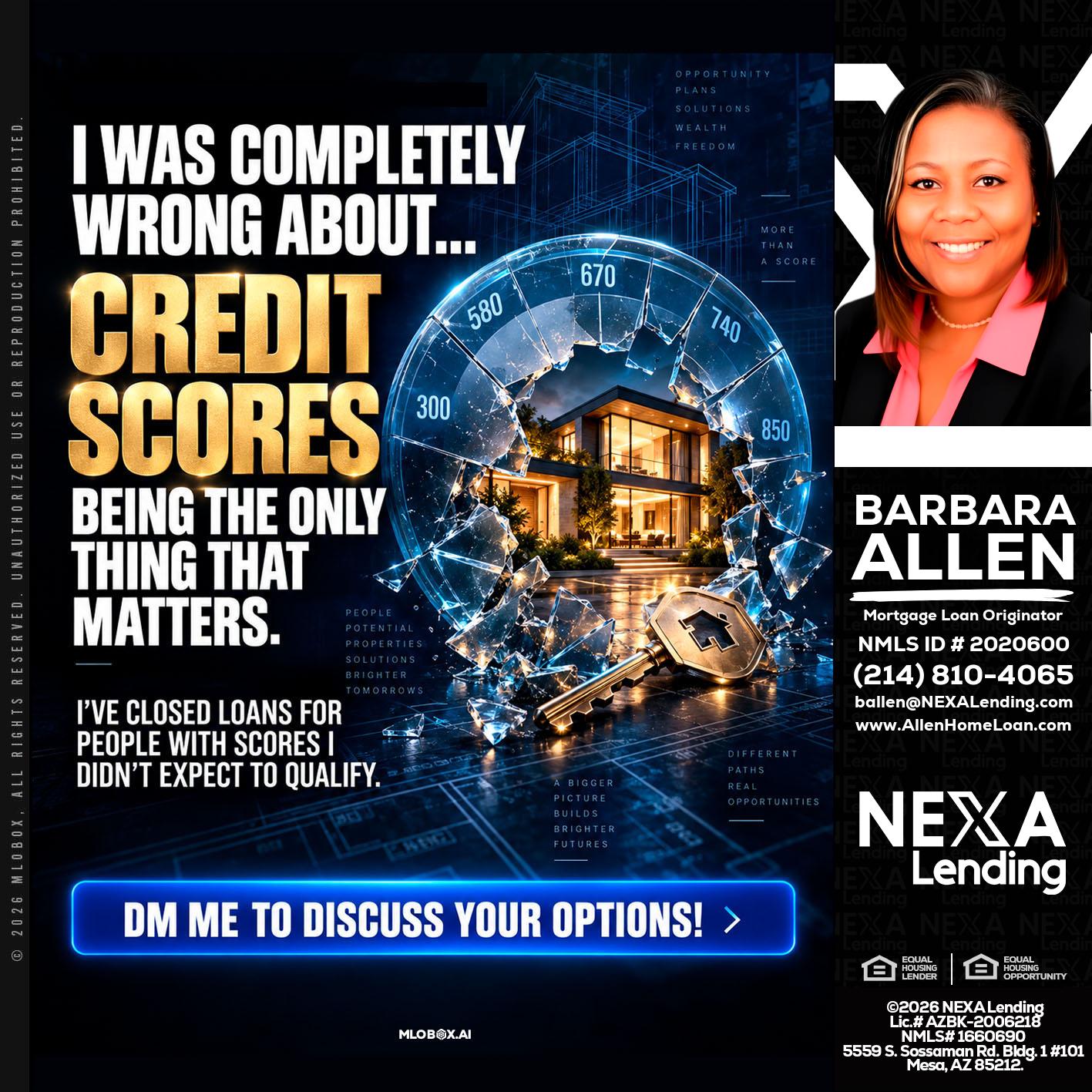 I WAS COMPLETY - Barbara Allen -Mortgage Consultant